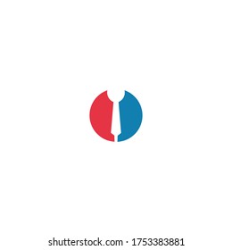 Find job, job fair, Business people, logo template design. Flat style trend modern logotype design vector illustration.