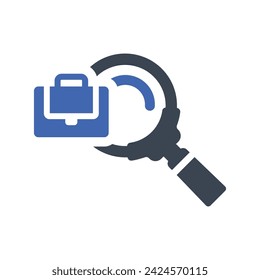 Find job Icon, Vector Graphics