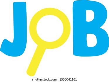 Find Job Logo Vector Illustration