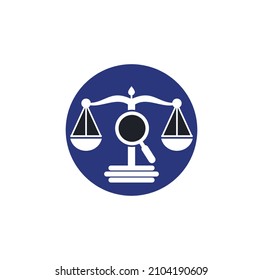 Find Justice logo vector template. Creative Law Firm logo design concepts.