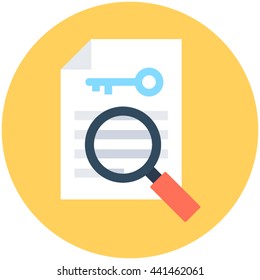 Find Keyword Vector Icon