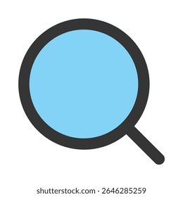 Bewerkbare vector voor regelkleurpictogram zoeken