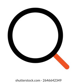 Bewerkbare vector voor regelkleurpictogram zoeken