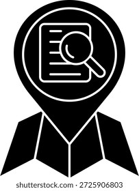 Buscar diseño de icono de Vector de línea