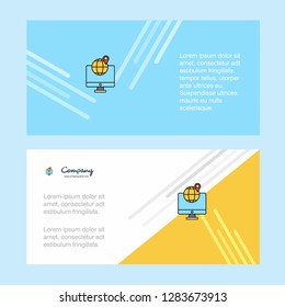 FInd location abstract corporate business banner template, horizontal advertising business banner.