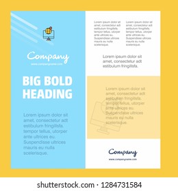 FInd location Business Company Poster Template. with place for text and images. vector background