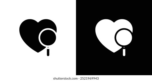 Find Love icon set vector illustration