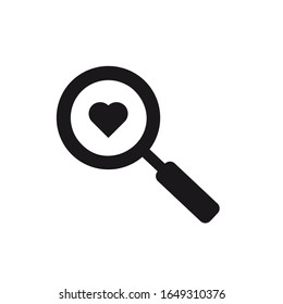 Find Love Logo, Dating Location Sign/symbol, Love Pointer Icon Vector