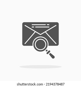 Find Mail glyph icon. Can be used for digital product, presentation, print design and more.