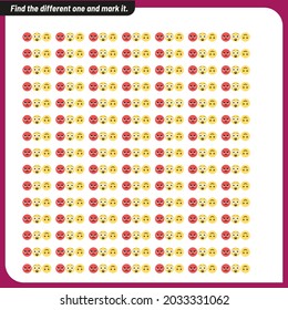 Find and mark the different one