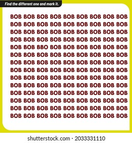 Buscar y marcar el diferente