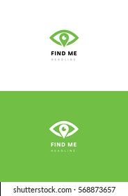 Find Me Logo Template.