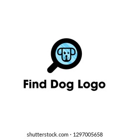Find Missing Dog Logo Illustration, Vector, 