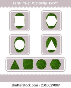 Find the missing parts of cartoon soursop. Searching game. Educational game for pre shool years kids and toddlers
