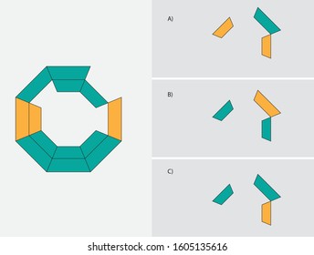 Find the missing piece - Intelligence questions, logic, mind games