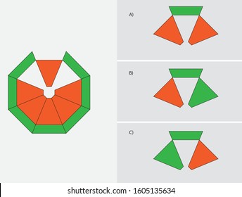 Find the missing piece - Intelligence questions, logic, mind games