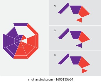 Find the missing piece - Intelligence questions, logic, mind games