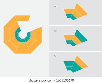 Find the missing piece - Intelligence questions, logic, mind games
