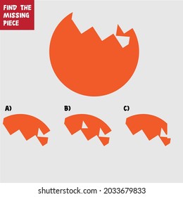 Find the missing piece. Visual intelligence questions. IQ test.