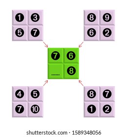 Find the missing shape. vector ai