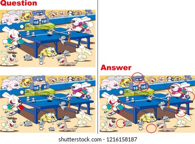 Find a mistake quiz _ table tennis