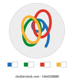 Find the mixed colored numbers. Write down.