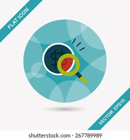 find money flat icon with long shadow,eps10