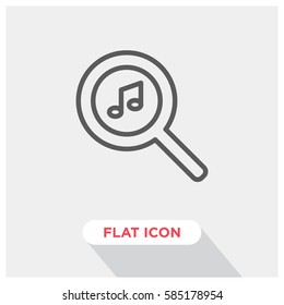 Find music vector icon