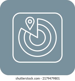 Find My Gadget App vector icon. Can be used for printing, mobile and web applications.