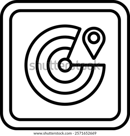 Find My Gadget App vector icon. Can be used for printing, mobile and web applications.