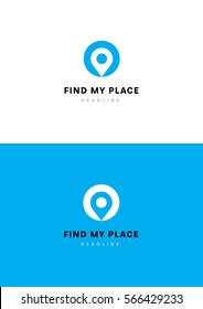 Find My Place Logo Template.