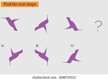 Find the next shape. IQ Test intelligence questions