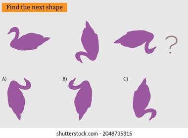 Find the next shape. IQ Test intelligence questions