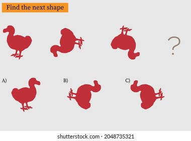 Find the next shape. IQ Test intelligence questions