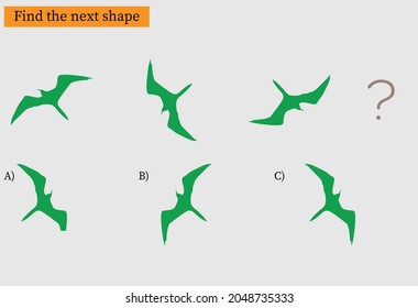 Find the next shape. IQ Test intelligence questions
