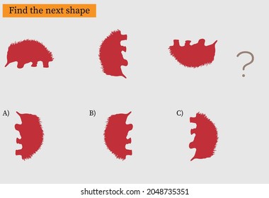 Find the next shape. IQ Test intelligence questions