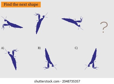 Find the next shape. IQ Test intelligence questions