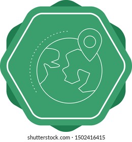 Find on Maps line icon