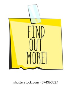 Find out more paper sticky note. Retro reminder sticker