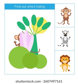 Find out who's hiding with monkey