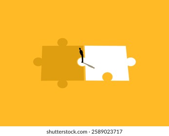 Find Partners, Merge, Businessmen on Incomplete Puzzle Pieces