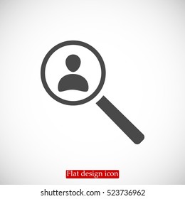 find people icon, vector best flat icon, EPS