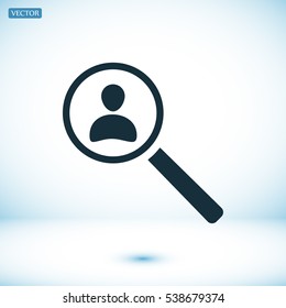 find people icon, vector best flat icon, EPS