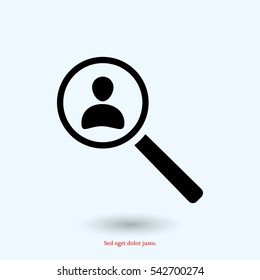 find people icon, vector best flat icon, EPS