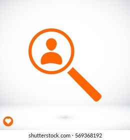 find people icon, vector best flat icon, EPS
