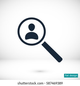 find people icon, vector best flat icon, EPS