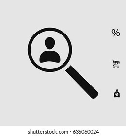 find people icon, vector best flat icon, EPS