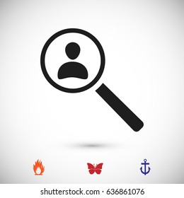 find people icon, vector best flat icon, EPS