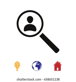 find people icon, vector best flat icon, EPS