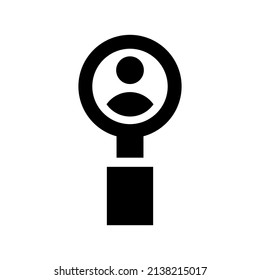Find People Icon Vector Symbol Design Illustration